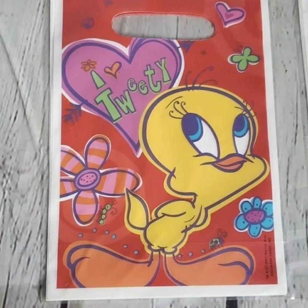 NWT Deadstock Vintage Y2K Looney Tunes Tweety Bird Party Snack Bags